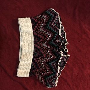 🍄 Geometric Pattern Cotton Shorts